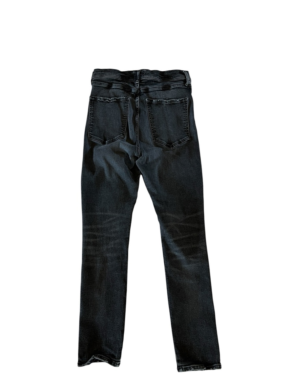 AGOLDE Black High Rise Straight Leg Ankle Jeans Women’s 31 Premium Denim Street - Picture 3 of 7